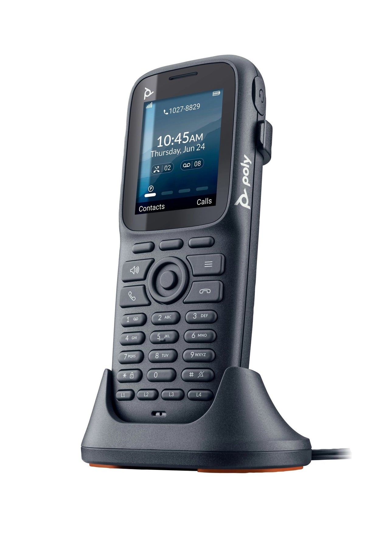 HP POLY ROVE 20 RUGGED DECT IP PHONE HANDSET, 2" DISLAY, AEC,50M RANGE,3.5MM