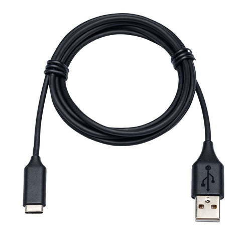 Extension cord for Jabra corded headsets. USB-C to USB-A connection. Cord length 120 cm.