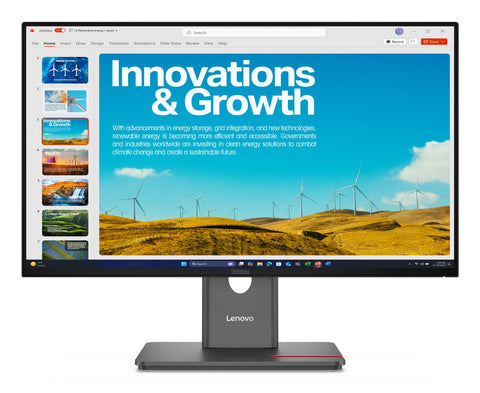 LENOVO P24QD-40 23.8" WLED IPS QHD(16:9), DP, HDMI, USB(4), USBC, LAN, PIVOT, H/ADJ, 3YR