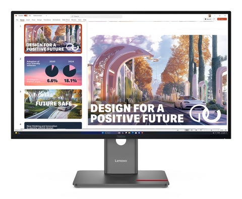 LENOVO P27QD-40 27" WLED IPS QHD(16:9), DP(2), HDMI, USB(4), USBC, LAN, PIVOT, H/ADJ, 3YR