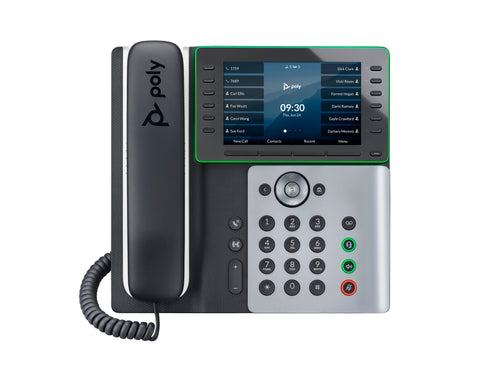 HP POLY EDGE E550 IP PHONE, NOISEBLOCK AI AND ACOUSTIC FENCE, USB-C, BLUETOOTH/WIFI