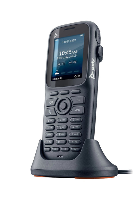 HP POLY ROVE 20 RUGGED DECT IP PHONE HANDSET, 2" DISLAY, AEC,50M RANGE,3.5MM