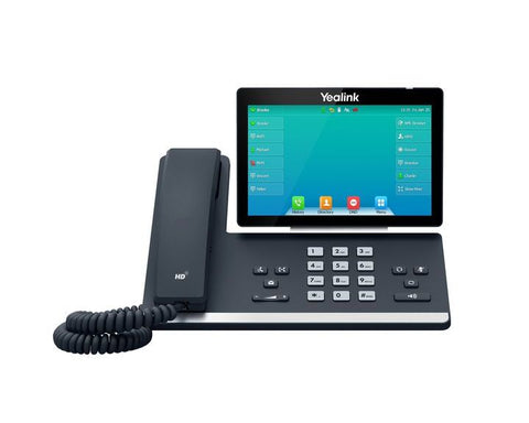 YEALINK (SIP-T57W) 16 LINE IP PHONE WITH HANDSET,BLUETOOTH AND WIFI,7" LCD SCREEN