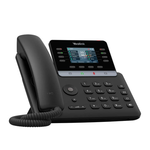 YEALINK (SIP-T73U) IP PHONE, 2.8" COLOR DISPLAY, 12 SIP ACCOUNTS, HD VOICE, USB & POE, BT