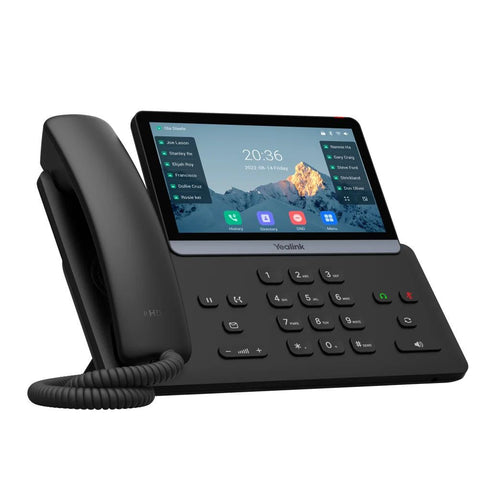 YEALINK (SIP-T77U) IP PHONE, 7" TOUCHSCREEN, 16 SIP ACCOUNTS, DUAL USB, HD VOICE, POE, LIN