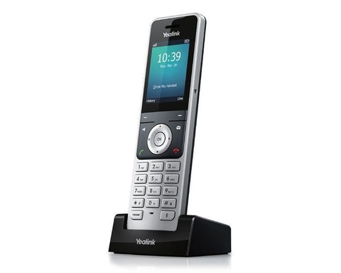 YEALINK (W56H) IP DECT PHONE WITH CHARGING BASE, 2.4" SCREEN, LCD AND KEY BACKLIT, PSU