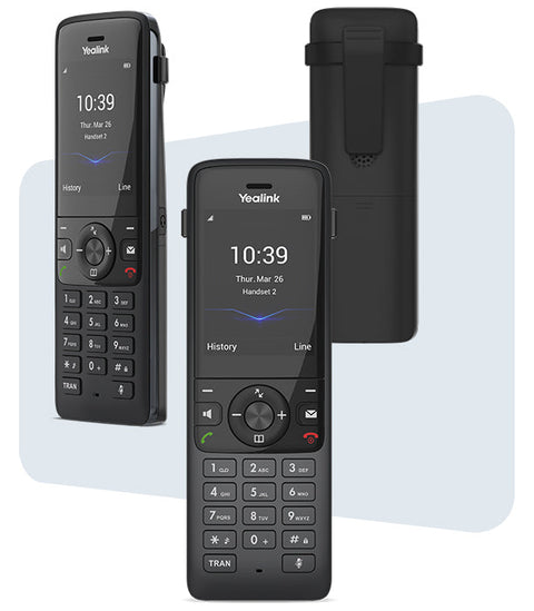 YEALINK (W78H) SIP DECT IP PHONE HANDSET, 2.4" CLR SCREEN, PSU, UP TO 21HRS TALK TIME
