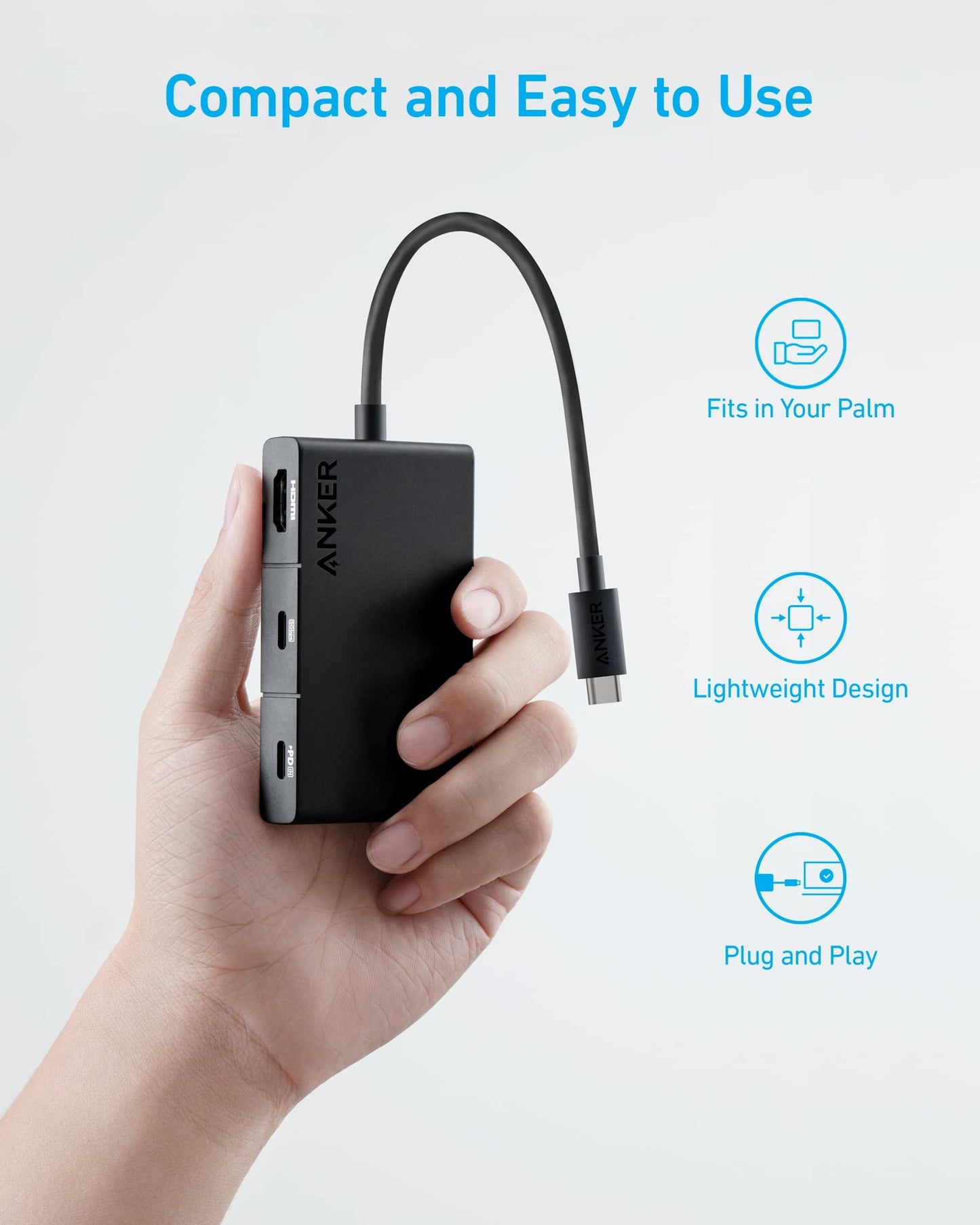 ANKER 332 5-IN-1 USB-C HUB