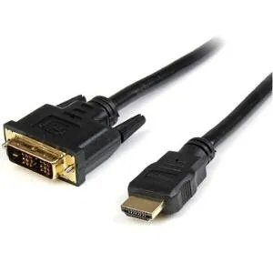 The HDDVIMM2M 2-meter HDMI® to DVI-D cable enables you to connect a DVI-D video card (or other DVI-D output device) to a display that incorporates…