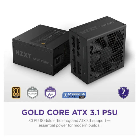 Gold Core 850W 80 Plus Gold Fully-modular ATX 3.1 Power Supply AU Power Cord